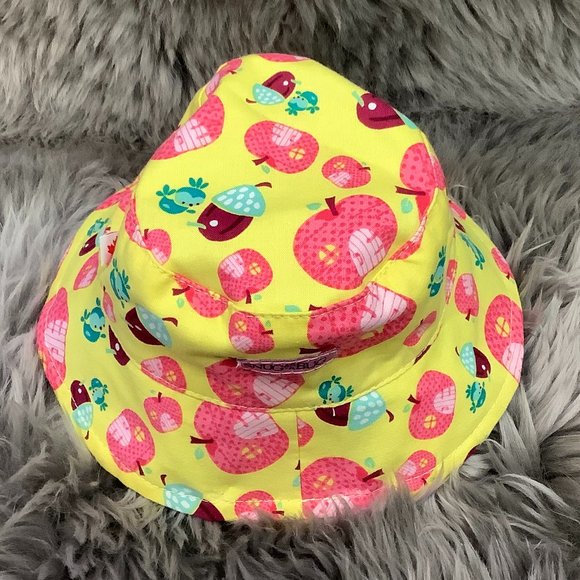 Snug As A Bug | Kid's Apple Orchard Summer Hat | Yellow | Various Sizes - Picture 2 of 4